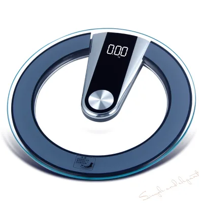 Upscale 8mm Tempered Glass Big Size Voice Broadcast Digital Weigh Scale Digital Scales Bathroom Scale
