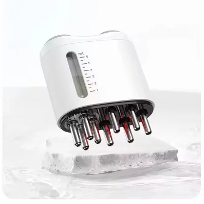 Beauty Equipment New Electric Hair Oil Applicator with Red Light Portable Hair Growth Comb Therapy Infrared Scalp Massager Brush