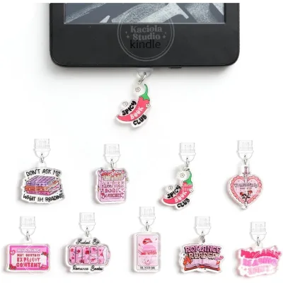 Acrylic Handmade Simple Style Personality Fun Dust Plug Pendant