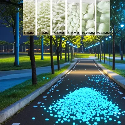 Starlight Runway Luminous Stone Offers Various Sizes of Natural Noctilucent Stones