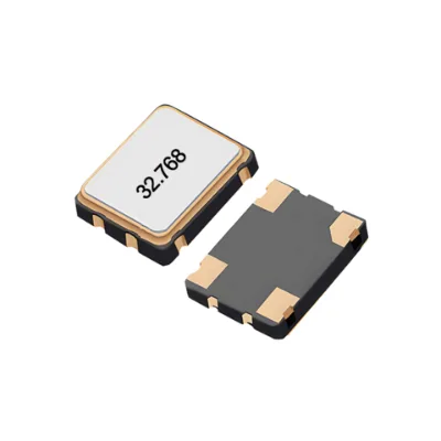 LCC 2520 Crystal oscillator 32.768 KHz, 1.8V to 3.3V, Quartz crystal, small clock, SMD, XTAL, OSC, SPXO, Watch crystal oscillator