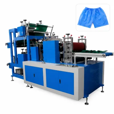 Fully Automatic Non Woven Disposable Shorts Making Machine for SPA Beauty Salon Massage Ultrasonic Sealed CE ISO 9001 OEM ODM