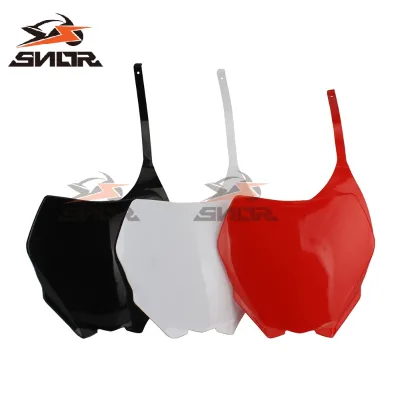 SNOR Dirt Bike Front Number Plate Motorcycle Number Plate Replacement Full for Yamaha YZ125 YZ250 YZF WR250 450F