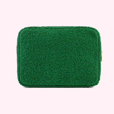 Wholesale High Quality Teddy Cosmetic Bag Travel Teddy Velvet Cosmetic Bag Bridal Gift Beauty Bag