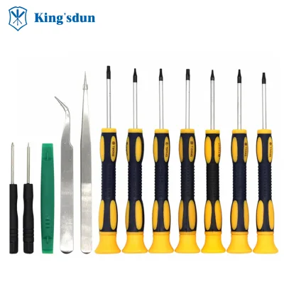 High Quality 12 in 1 Precision Screwdriver Tool Set with Slotted Phillips and Torx Screwdrivers for Laptop Camera Repairing