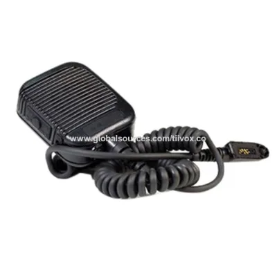 IP68 waterproof Noise Cancelling Remote Speaker Microphone with emergency button