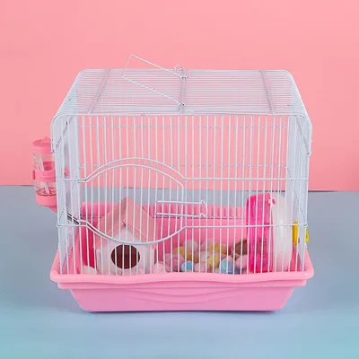 Buy Hamster House Best Decorative Plastic Metal Wire Hamster Big Cage Luxury Smart Transport Cage Pour Hamster Wheel With Cage