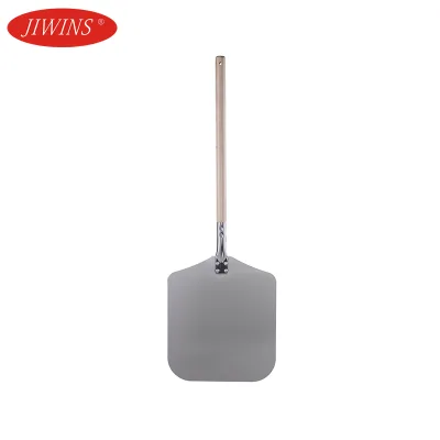 Pizza Paddle Homemade Baking Aluminum Wood Handle Oven Safe Durable Pizza Peel for Easy Storage