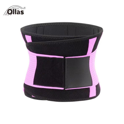 Logo Comfortable Fitness Waist Support Waist Trainer Belt Sweat Slimming Sweat Belt for Women Running Lose Weight
