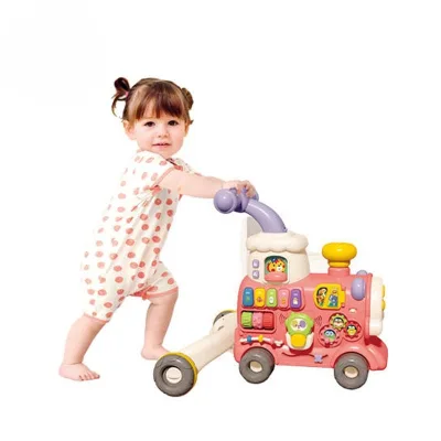 2025 Baby 3 in 1 Baby Early Education Light Walker Toy Portable Educational Learning Toy