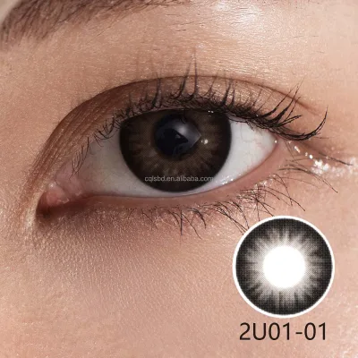 Wholesale Super Natural Vision-Correcting Soft Contact Lenses Prescriptive Colors Monthly Use Made in China