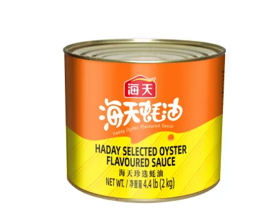 U.S. FFDDAA Registered 4.4lb PE Drum Halal Oyster Sauce Seasoning Famous Chinese Brand Preserved Seafood Flavor