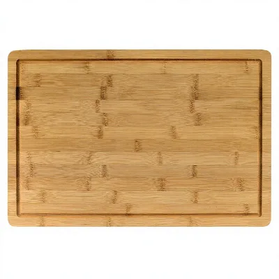 Large Bamboo Cutting Board with Handle Organic Wooden Butcher Block Kitchen Meat Vegetables Food Prep Chopping Board