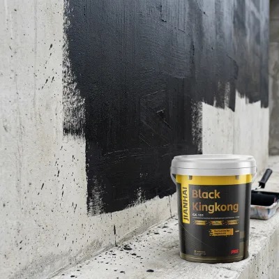 GX-101 CE Certified Crack-Bridging Flexible Fluorocarbon Protective Layer Exterior Concrete Parapet Wall Black Tile Warehouse