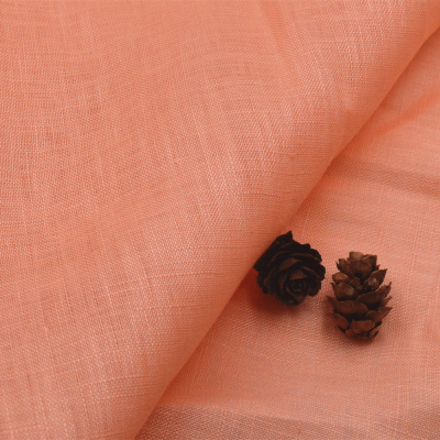 Pure Flax Thin Slub Flax Spring and Summer Blouse Linen Fabric