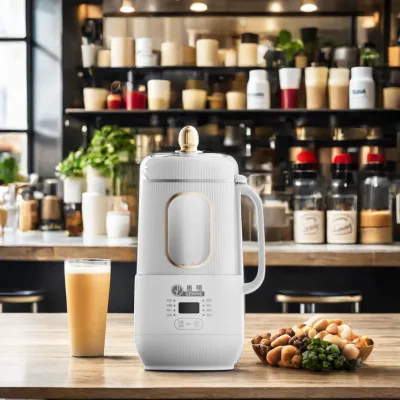 New Design 800W Kitchen Cooking Blender Machine 1Liter Family Size Soy Milk Maker Plastic Housing