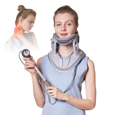 Chiropractic Neck Stretcher Relaxer Cervical Traction Air Traction Pain Relief Hump Corrector Cervical Therapy Collar