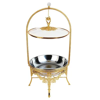 Arabic Restaurant Equipment Luxury Cheap Chafing Dishes Buffet Server Brass