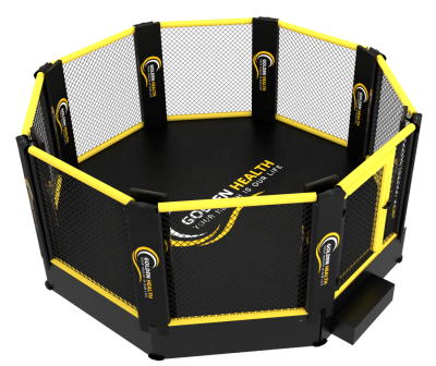 Cage De Mma 10*10 Round Competition Mma Cage Foldable Ufc Mma Octogone Cage Noir