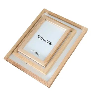 High Quality Custom Wooden Display Case Decoration Photo Frame Wall Art