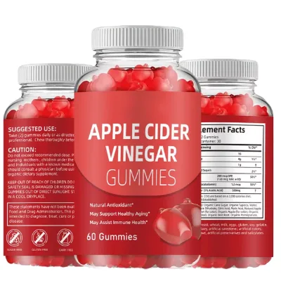 OEM Factory Sugar-Free Natural Apple Cider Vinegar Gummy Candy Private Label Digestion Support for Adults