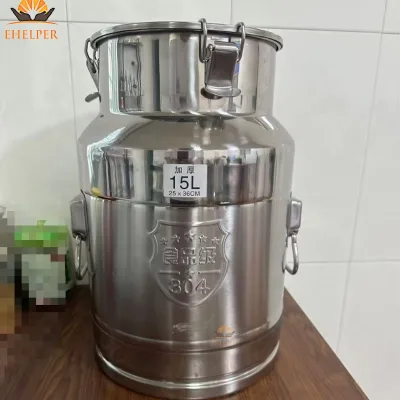 Wholesale Stainless Steel Milk Tank - 20L 30L 40L 50L- 100L Beverage Holding Bucket with Handle for Hotel Restaurant Bar Use
