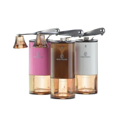 Ecocoffe hot product colorful Acrylic coffee grinder burr coffee bean grinder spices mill coffee grinder