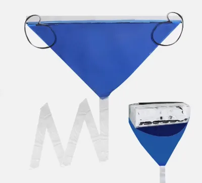 Universal Waterproof AC Cleaning Cover with Drain Pipe, Wall Mount Air Conditioner Wash Protector