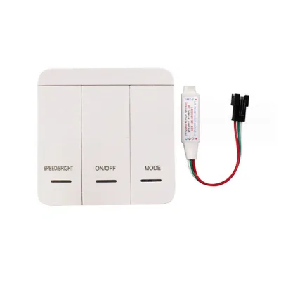 Hot Sell IR Remote Smart Running Led Strip Wireless Panel Controller Dc 5v-24v RF RGB Led Controller