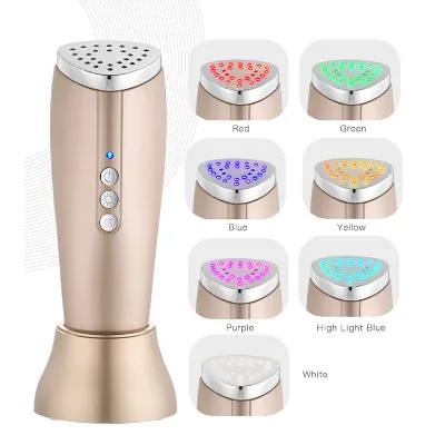 Anti-aging LED Red Light Face Massager with Infrared and Heating Therapy