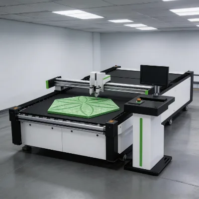 Factory Price CNC Oscillating Knife Cutting Machine for PET Felt Acoustic Panel NO Mold High Speed Polyester Felt with CE