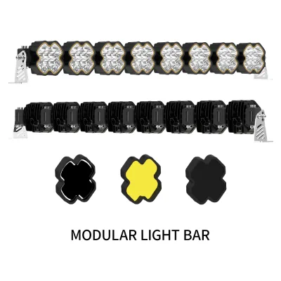 Newest High Power Ip68 4wd Offroad Light bar Kit Linkable X3 RZR 29 33 38 42inch Led Driving Lights Amber Drl for Pioneer Ridge