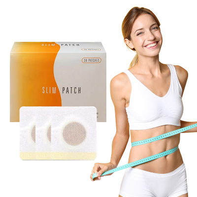 Herbal Belly Slimming Patch Effective Weight Loss for Abdomen Safe White 6x7cm
