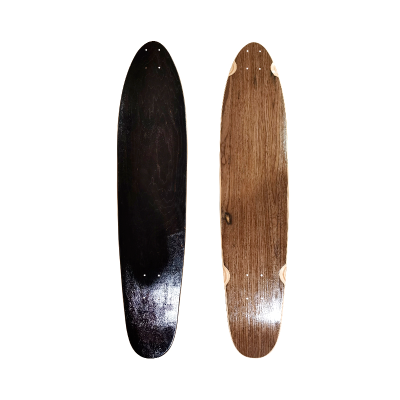 Custom Longboards Long Board with Canadian Maple Bamboo Wood Veneer for Dancer Cruiser Down Hill Skateboard 2022