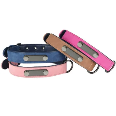 PU Leather Pet Collar Adjustable Elastic pet Safety Collar
