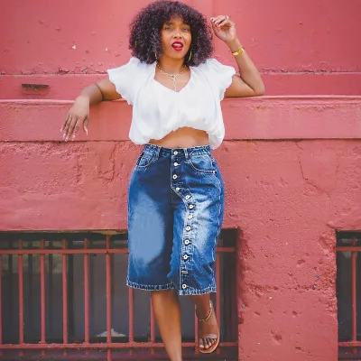 ZHEZHE S-3XL 2026 New Arrival Multi-Button High-Waist Cropped Denim Shorts Streetwear Casual Cargo Jeans