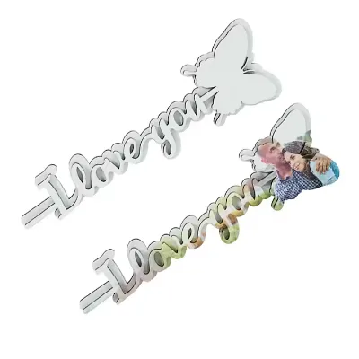 Factory-Grade MDF Wooden Roses for Valentine's Day Sublimation Memory Roses with Flower Design Valentine's Day Supplies