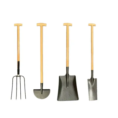 Factory Direct Supply Wooden Handle Spade for Outdoor Garden Planting