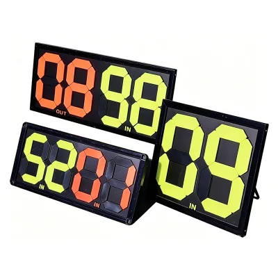 Wholesale Manual Substitution Boards for Sports Events Durable PVC Material Eco-Friendly Adjustable Numbered Boards Basketball