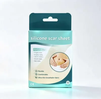 Medical Silicone Scar Sheets, Reusable Adhesive Scar Patches for Hypertrophic Scars, Keloids, Surgery Recovery and Skin Care