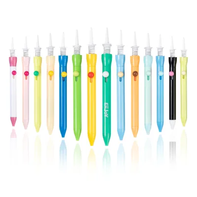 Custom Logo Ballpoint Pen Cute Cartoon Style Plush Toy  Promotion Gift for Students