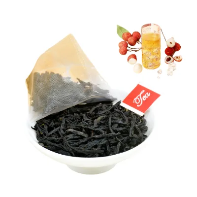 Kangshili Organic Lychee Green Tea Refreshing Fruit Herbal Cold Brew in Triangle Tea Bags Net Red Good Tea