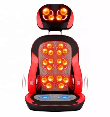 2022 New Style Electric Heated Rolling Kneading Car Seat Factory Supply Multi-functional Massage Cushion