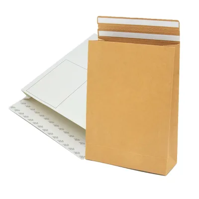 Expandable Envelopes Large Kraft Envelopes Paper Mailing Bag Envelopes Peel and Seal With Side Gusset