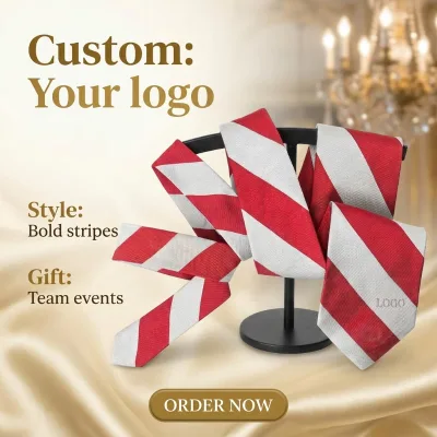 Custom Handmade Silk Dot & Striped Neckties for College Fraternity & Sorority Custom Logo Fraternity Club Ties for Organizations