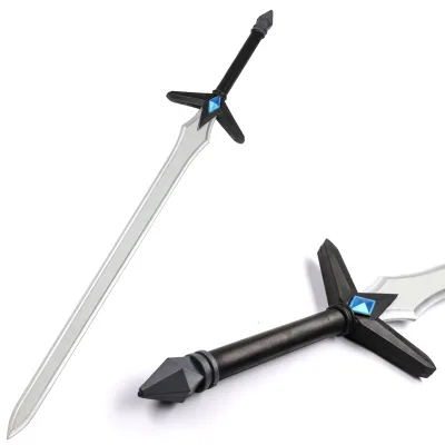 SAO Anime Cosplay Prop Kirito Foam Blue Long Sword