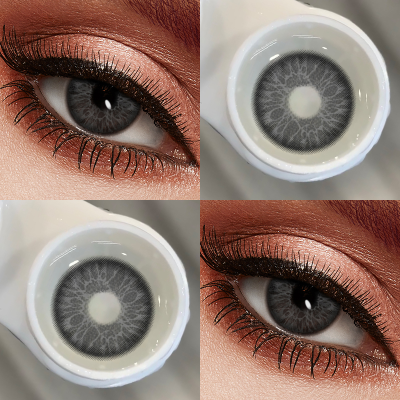 Eyeshare Prescription Contact Lenses Soft Purple Colored Korean Eye Lenses Contact Lenses