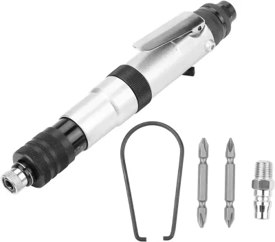 Higher Cost Performance Low Torque (1-25 Kgf.cm) Semi-Automatic Pneumatic Screwdriver HEX6.35mm Screw Bit 1 Year Warranty for