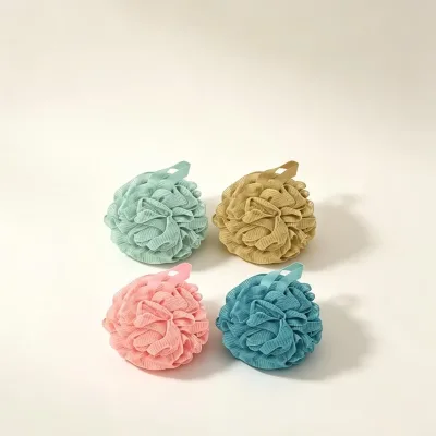 Shower Loofah Sponge 4 Pack Round Exfoliating Bath Sponge 60g Body Scrubber for Skin Care