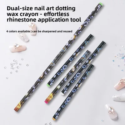 Weizhuang Model 222 Quick Dotting Pen Adhesive Nail Art Small Accessories 10 Pieces